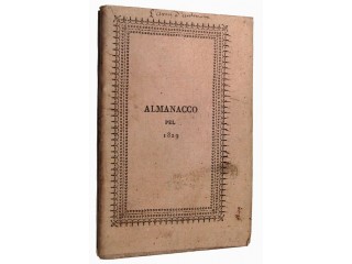 AUTORI VARI - L'ARCA D'ANTENORE, O SIA IL CAFFETTIERE ASTRONOMO. ALMANACCO COMACCHIESE PER L'ANNO 1829 REGOLATO ALL'OROLOGIO OLTREMONTANO. N. XI